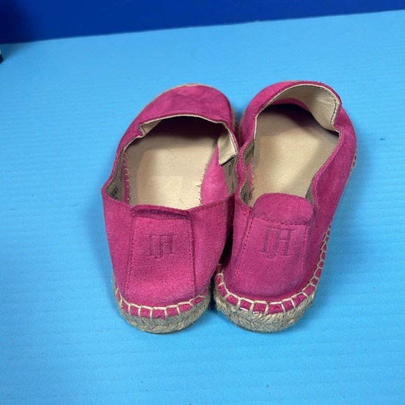 Ilse Jacobsen Hot Pink Soft Leather Espadrille Flats Shoes 37 - Picture 3 of 5